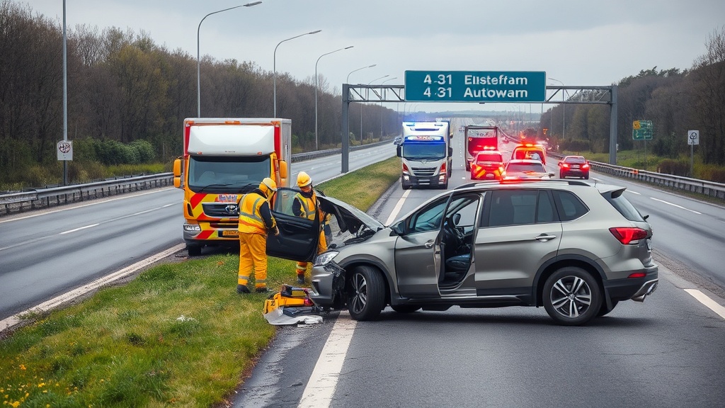 Autounfall in Dorsten – Soforthilfe & Gutachten an der A31